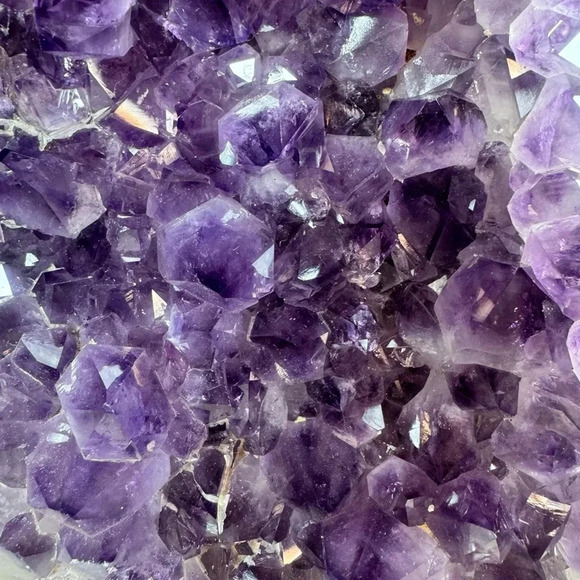 Jewelry - Brazilian Amethyst Juicy Grape Jelly Points 🍇 Cutbase Display Statement Piece